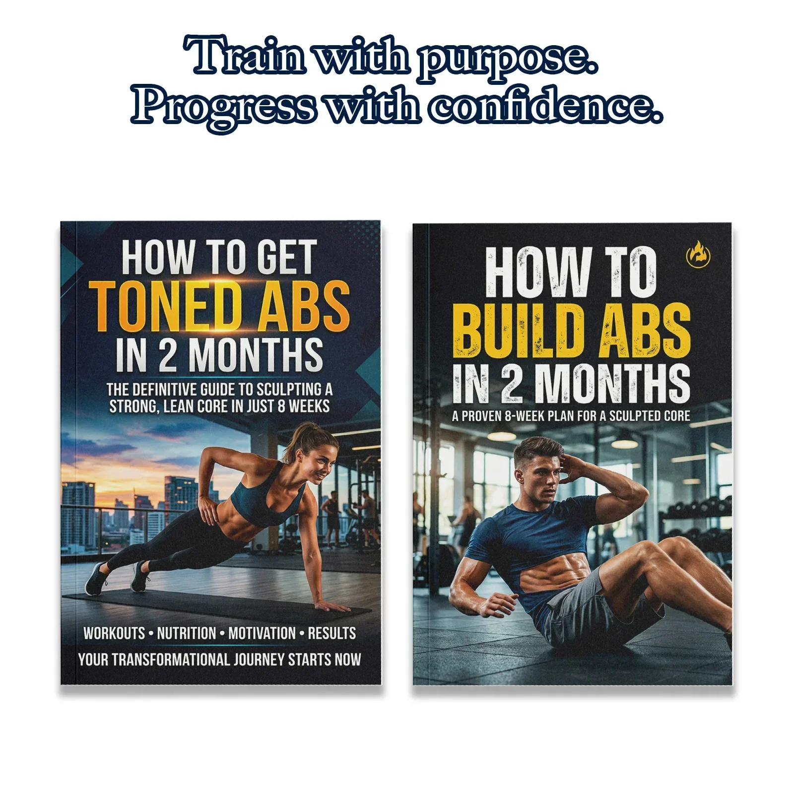 Fitness With Nutrition - Erkekler ve Kadınlar için 2 Kitaplı