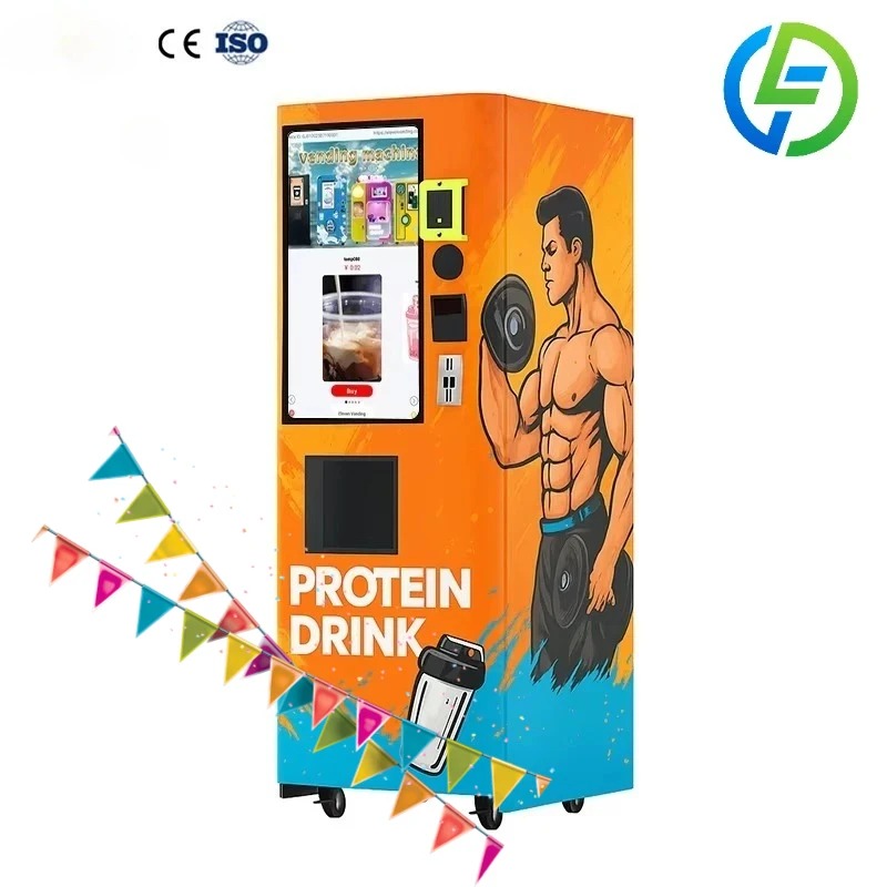 Fitness With Nutrition - Özelleştirilmiş Otomatik Protein Shake Otomatı Akıllı