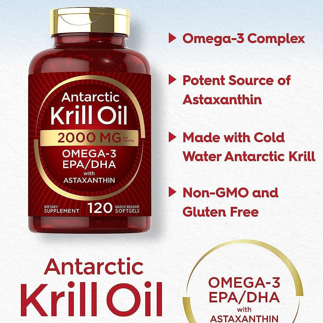 Fitness With Nutrition - Krill yağı yumuşak kapsülleri besleyici olup,